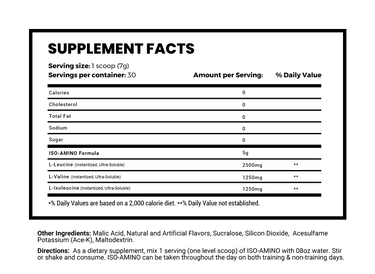 ISO-AMINO - 30 Servings